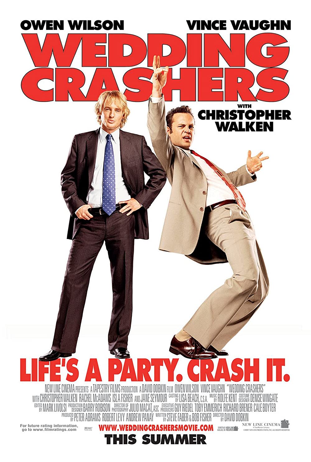 ดูหนัง Wedding Crashers (2005) ป่วนให้ปิ๊ง แล้วชิ่งแต่ง