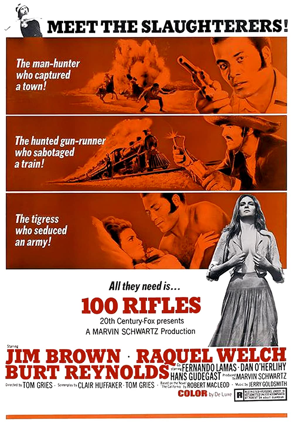 ดูหนัง 100 Rifles (1969) ศึกเม็กซิกัน [Full-HD]
